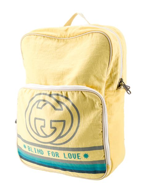 gucci backpack embroidery blind for love|gucci blind for love On Sale .